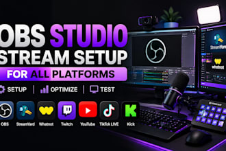 setup obs studio streamyard whatnot with twitch, youtube live streaming