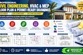 civil engineering hvac floor plan permit ready in florida ks me co mep drawing