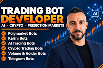 build polymarket bot kalshi bot ai crypto trading bot volume bot telegram bot