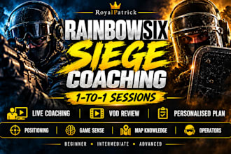 coach you in rainbow six siege with fun one to one sessions