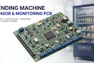 design custom vending machine sensor and monitoring pcb