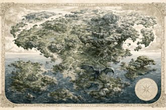 draw a map illustration for your project