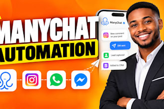 build manychat automation instagram chatbot dm automation ai chatbot whatsapp