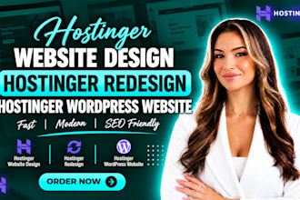 build hostinger website design, hostinger redesign, hostinger wordpress website
