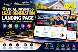 create a lead generation landing page for your local business