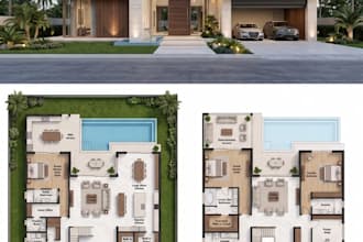 design modern villa floor plans and luxury house plans in ca, fl, tx, ny, pa