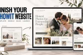 design, customize showit template, redesign showit website, fix mobile, blog SEO