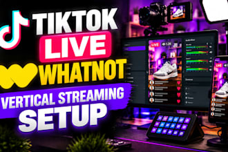setup obs for tiktok live whatnot and vertical streaming