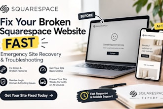 fix broken squarespace website fast emergency site recovery and troubleshooting