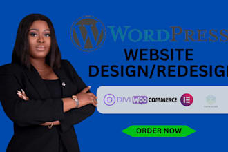 build a wordpress website, business website or  blog