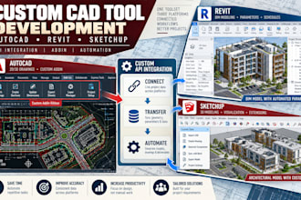 develop autocad addin revit plugin sketchup tools API integration and automation