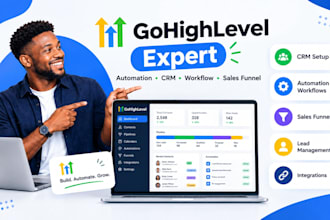 go high level expert gohighlevel automation CRM workflow sales funnel