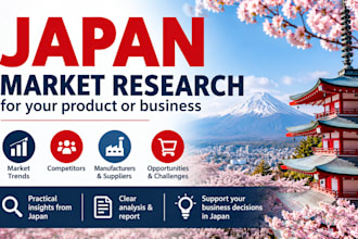 research the japanese market for your product or business