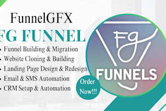 build clone fg funnel sales funnel setup CRM ai automation migrate coach course
