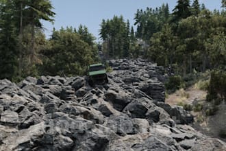 create custom beamng off road map off road vehicles with custom skin