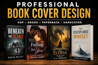 design a book cover for amazon KDP, ebook and paperback