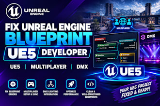 fix unreal engine blueprint ue5 developer ue5 muitiplayer dmx unreal engine