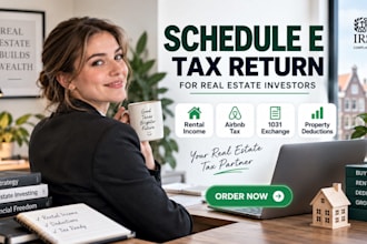file your real estate investor tax return rental income schedule e airbnb tax