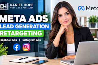 create meta ads lead generation and retargeting campaigns for your business