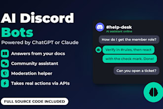 build an ai powered discord bot with chatgpt or claude