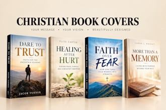 design christian book cover ebook self help devotional cover memior paperback