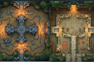 design fantasy dnd battle  map, rpg map, inkarnate map, fantasy map, ttrpg map
