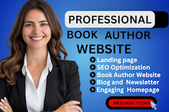 design author website book website ebook website portfolio website