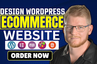 create woocommerce ecommerce store with wordpress online store and custom design