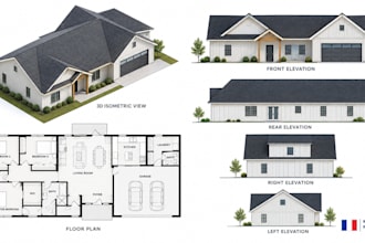 do residential permit floor plans autocad blueprints revit architectural drawing