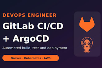 build gitlab cicd pipeline with automated testing, deployment