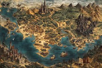 draw a map illustration for your project