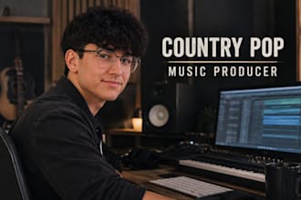 produce a custom country pop song with a modern sound