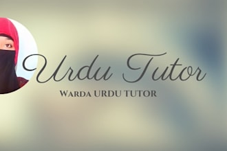 be your professional urdu tutor for speaking , reading, and grammar