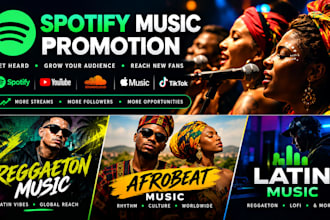 promote your lofi, spotify and christmas music to targeted listeners