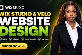 build wix website, redesign a business wix website and wix landing page