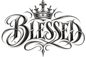 create custom tattoo lettering and chicano style designs