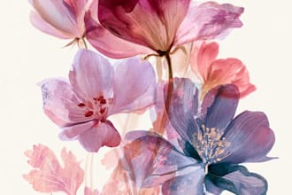 draw a custom watercolor botanical illustration