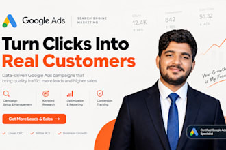 optimize and manage your google ads, search engine marketing