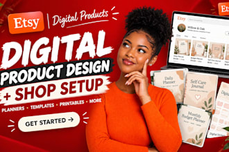 etsy digital product design etsy shop set up etsy seo listing etsy store setup