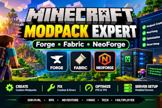 create fix optimize minecraft modpack forge fabric neoforge server