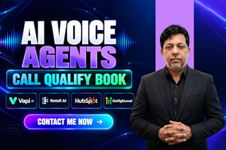 build ai voice agent, ai calling agent and ai receptionist for cold calling