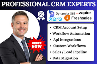 setup xero freshsales automation CRM microsoft dynamics 365 zapper integration