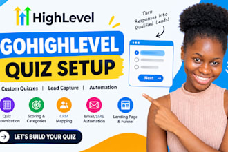 gohighlevel quiz setup ghl quiz go high level fitness life coach ghl gym website