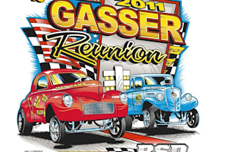 create a retro classic racing car t shirt logo and vintage illustration