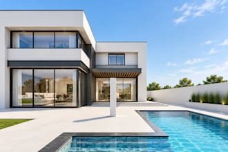 do photorealistic 3d exterior rendering 3ds max v ray architectural