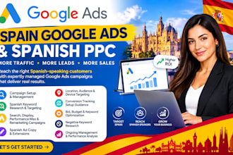 setup, manage optimize spain google ads adwords, spanish PPC campaign