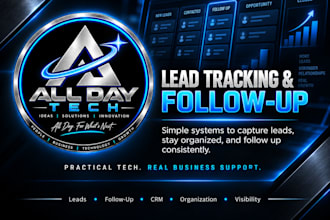 build a simple lead tracking and follow up system