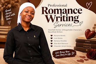 write captivating romance stories, novels, and love stories