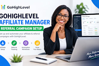 setup gohighlevel affiliate manager and referral campaigns