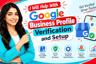 help with google business profile verification and setup
